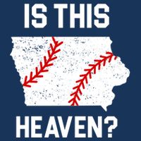 Is This Heaven Iowa Baseball T-Shirt