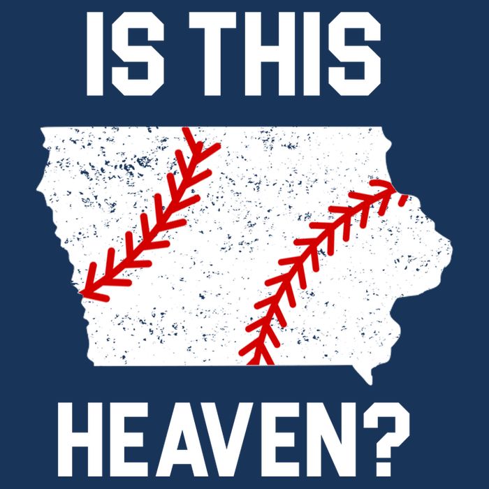 Is This Heaven Iowa Baseball T-Shirt