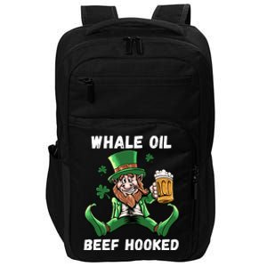 IRISH TODAY HUNGOVER TOMORROW ST PATRICKS DAY Impact Tech Backpack