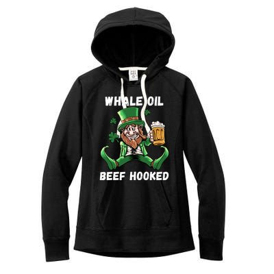 IRISH TODAY HUNGOVER TOMORROW ST PATRICKS DAY Women's Fleece Hoodie