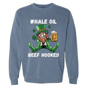 IRISH TODAY HUNGOVER TOMORROW ST PATRICKS DAY Garment-Dyed Sweatshirt