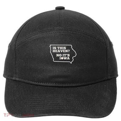 Is This Heaven No ItS Iowa State Baseball Baseball Field 7-Panel Snapback Hat