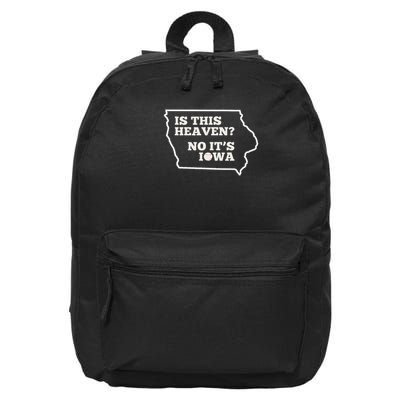 Is This Heaven No ItS Iowa State Baseball Baseball Field 16 in Basic Backpack