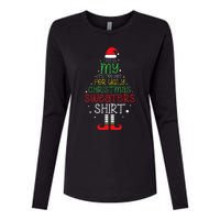 It's Too Hot For Ugly Christmas funny holiday Womens Cotton Relaxed Long Sleeve T-Shirt