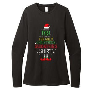 It's Too Hot For Ugly Christmas funny holiday Womens CVC Long Sleeve Shirt