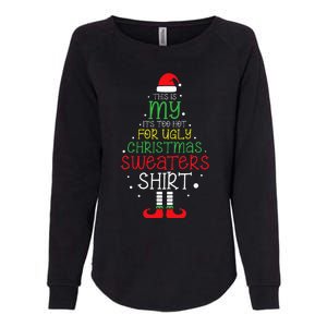 It's Too Hot For Ugly Christmas funny holiday Womens California Wash Sweatshirt