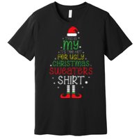 It's Too Hot For Ugly Christmas funny holiday Premium T-Shirt