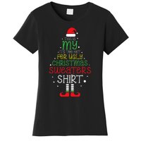 It's Too Hot For Ugly Christmas funny holiday Women's T-Shirt