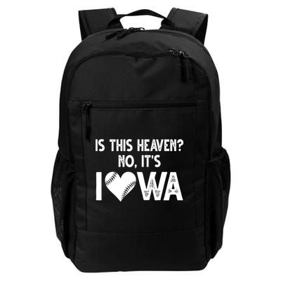Is This Heaven No It's Iowa Baseball Lover Daily Commute Backpack