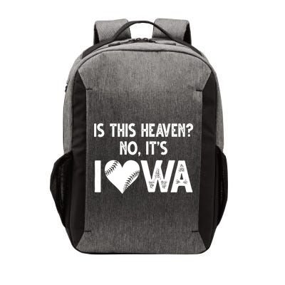 Is This Heaven No It's Iowa Baseball Lover Vector Backpack