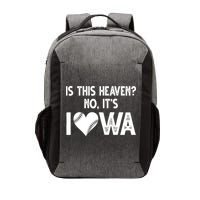 Is This Heaven No It's Iowa Baseball Lover Vector Backpack