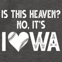 Is This Heaven No It's Iowa Baseball Lover Vector Backpack