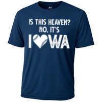 Is This Heaven No It's Iowa Baseball Lover Cooling Performance Crew T-Shirt