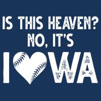 Is This Heaven No It's Iowa Baseball Lover Flatbill Hat
