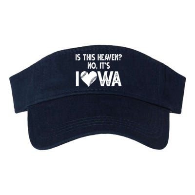 Is This Heaven No It's Iowa Baseball Lover Visor