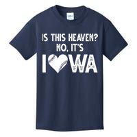Is This Heaven No It's Iowa Baseball Lover Kids T-Shirt