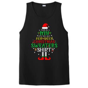 ItS Too Hot For Ugly Christmas Funny Xmas PosiCharge Competitor Tank