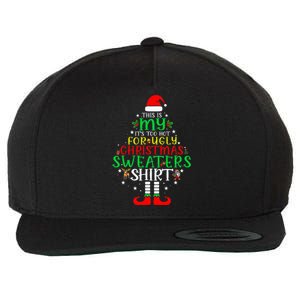 ItS Too Hot For Ugly Christmas Funny Xmas Wool Snapback Cap