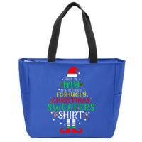 ItS Too Hot For Ugly Christmas Funny Xmas Zip Tote Bag