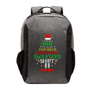 ItS Too Hot For Ugly Christmas Funny Xmas Vector Backpack