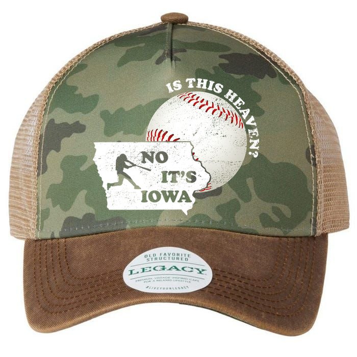 Is This Heaven? No It's Iowa Legacy Tie Dye Trucker Hat
