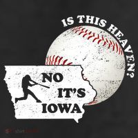 Is This Heaven? No It's Iowa 7 Panel Mesh Trucker Snapback Hat