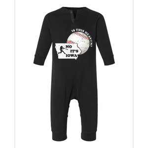 Is This Heaven? No It's Iowa Infant Fleece One Piece