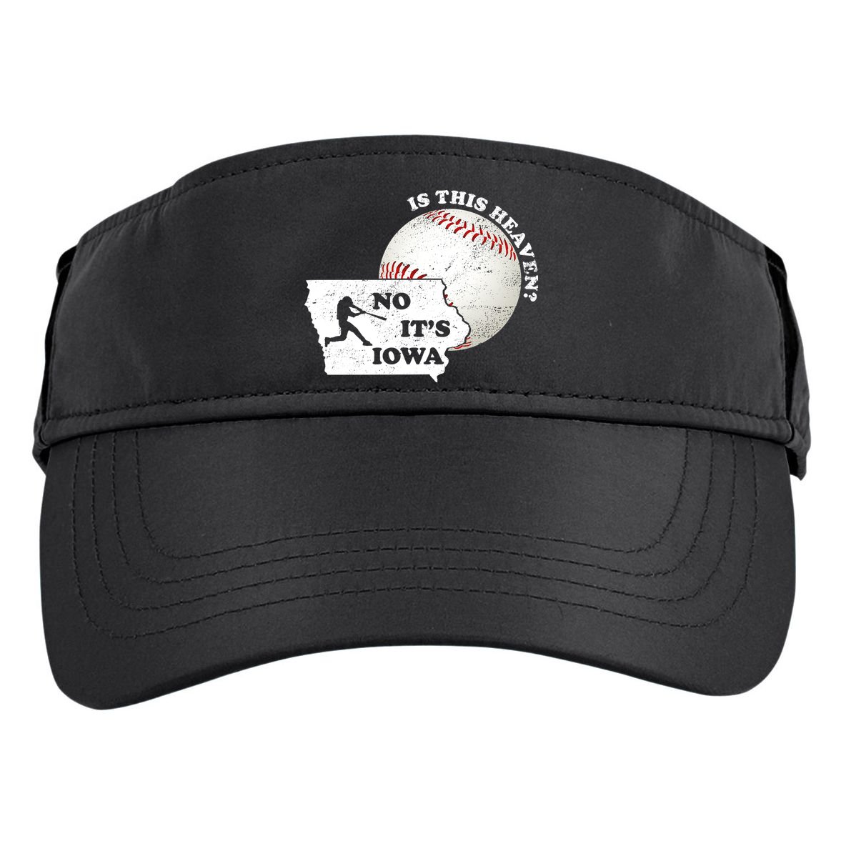 Is This Heaven? No It's Iowa Adult Drive Performance Visor