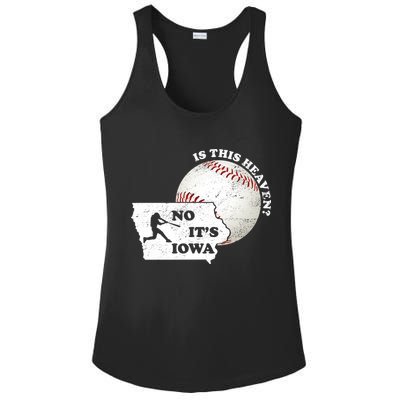 Is This Heaven? No It's Iowa Ladies PosiCharge Competitor Racerback Tank