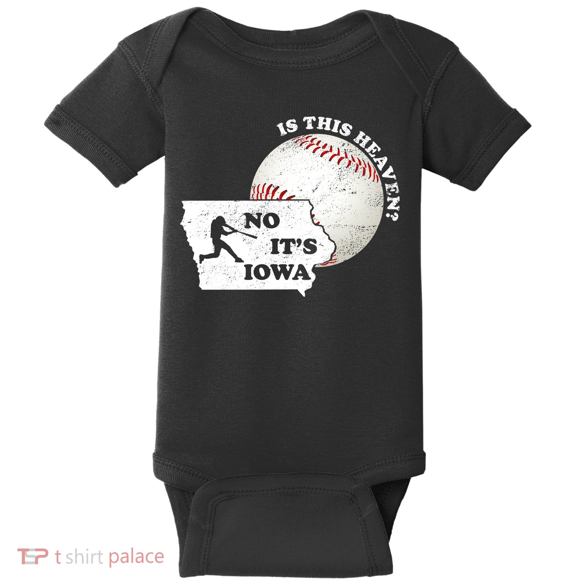 Is This Heaven? No It's Iowa Baby Bodysuit