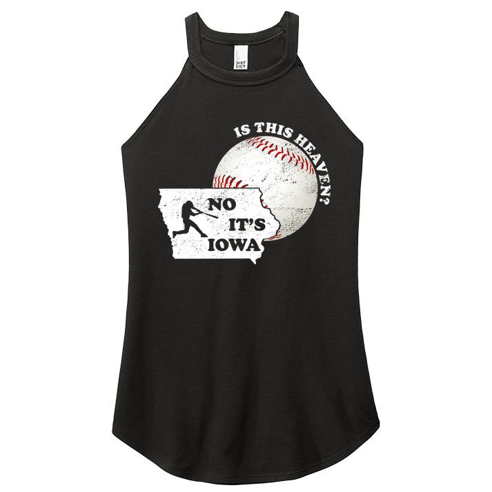 Is This Heaven? No It's Iowa Women's Perfect Tri Rocker Tank
