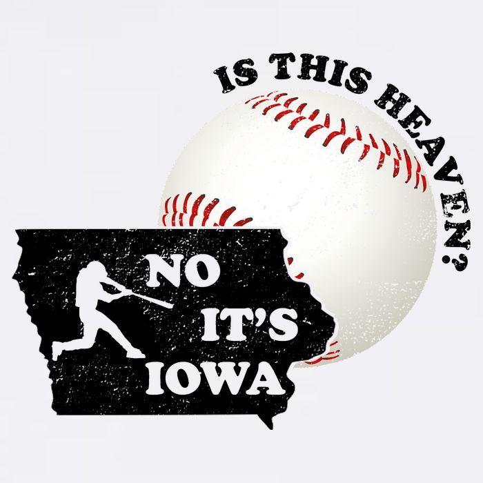 Is This Heaven? No It's Iowa Garment-Dyed Sweatshirt