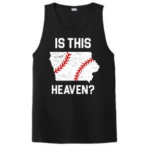 Is This Heaven Iowa Baseball Fan PosiCharge Competitor Tank