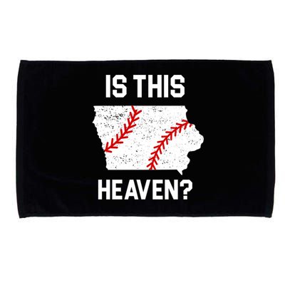 Is This Heaven Iowa Baseball Fan Microfiber Hand Towel