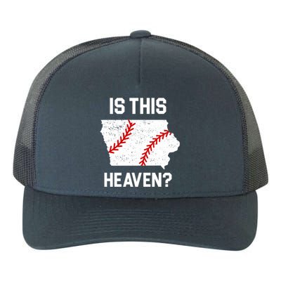 Is This Heaven Iowa Baseball Fan Yupoong Adult 5-Panel Trucker Hat