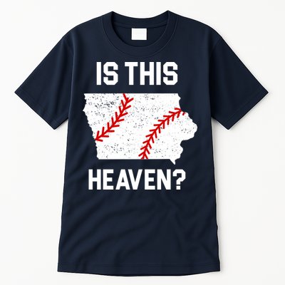 Is This Heaven Iowa Baseball Fan Tall T-Shirt