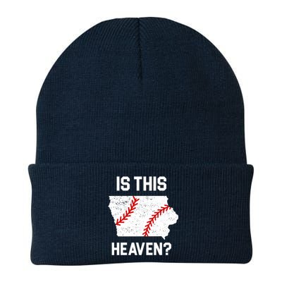 Is This Heaven Iowa Baseball Fan Knit Cap Winter Beanie