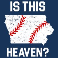 Is This Heaven Iowa Baseball Fan Flatbill Hat