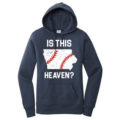 Is This Heaven Iowa Baseball Fan Women's Pullover Hoodie