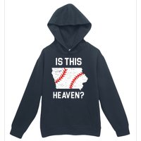 Is This Heaven Iowa Baseball Fan Urban Pullover Hoodie