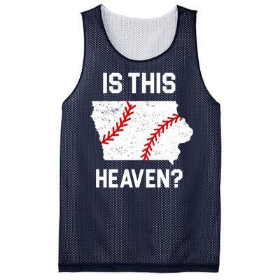 Is This Heaven Iowa Baseball Fan Mesh Reversible Basketball Jersey Tank