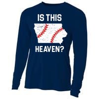 Is This Heaven Iowa Baseball Fan Cooling Performance Long Sleeve Crew