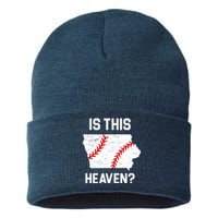 Is This Heaven Iowa Baseball Fan Sustainable Knit Beanie