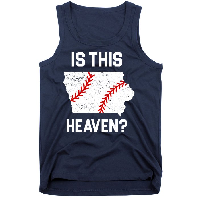 Is This Heaven Iowa Baseball Fan Tank Top