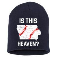 Is This Heaven Iowa Baseball Fan Short Acrylic Beanie