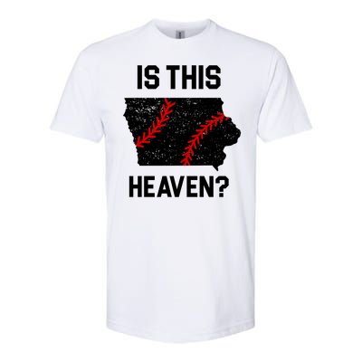 Is This Heaven Iowa Baseball Fan Softstyle® CVC T-Shirt