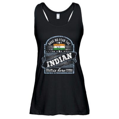 India T Have No Fear The Indian Is Here Ladies Essential Flowy Tank