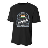 India T Have No Fear The Indian Is Here Youth Performance Sprint T-Shirt