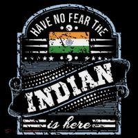 India T Have No Fear The Indian Is Here Youth Performance Sprint T-Shirt