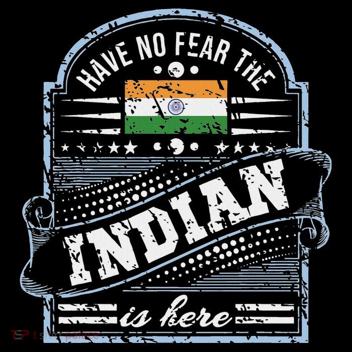 India T Have No Fear The Indian Is Here Youth Performance Sprint T-Shirt